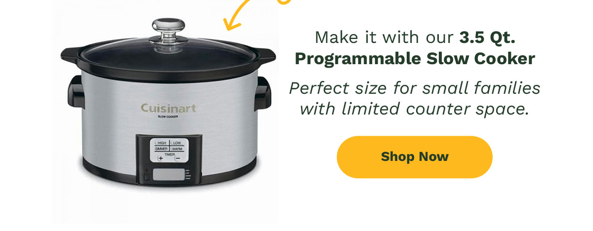 3.5 Qt. Programmable Slow Cooker