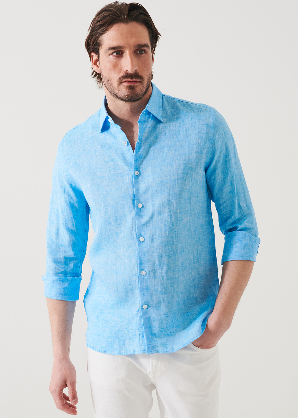 LINEN CHAMBRAY SHIRT