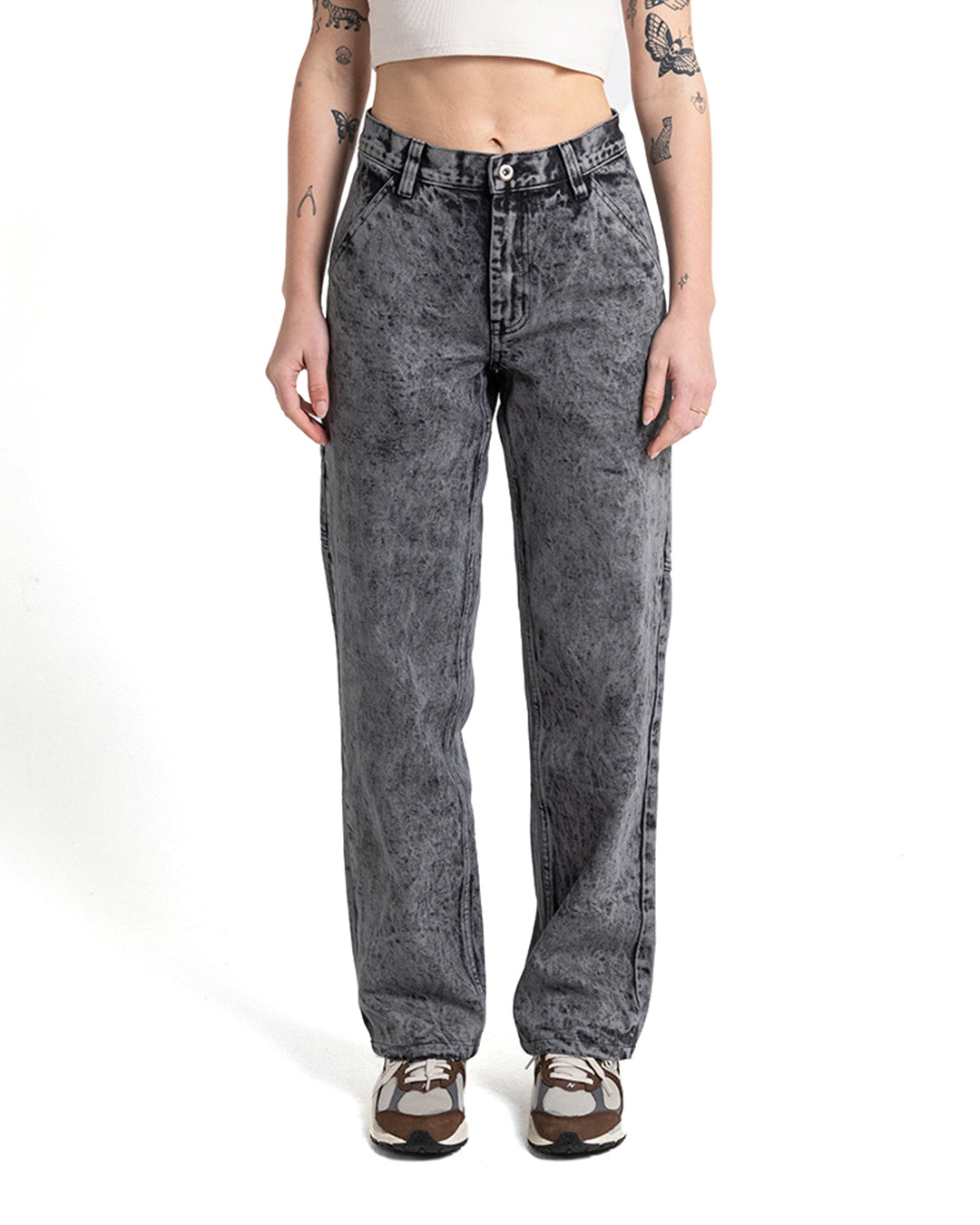 Image of Acid Bernie Pant - Black Acid Stonewash