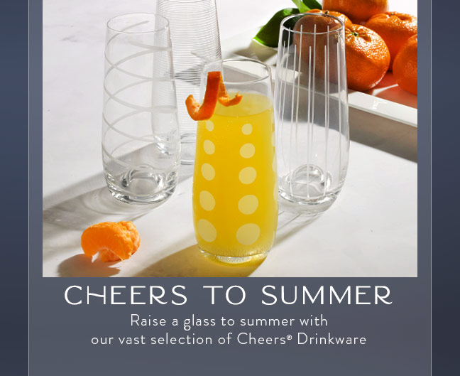 Cheers to Summer | Shop Cheers® Drinkware