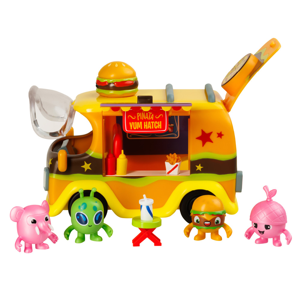 Pinata Smashlings: Yum Yum Truck Playset Kids Food Themed Bus Toy