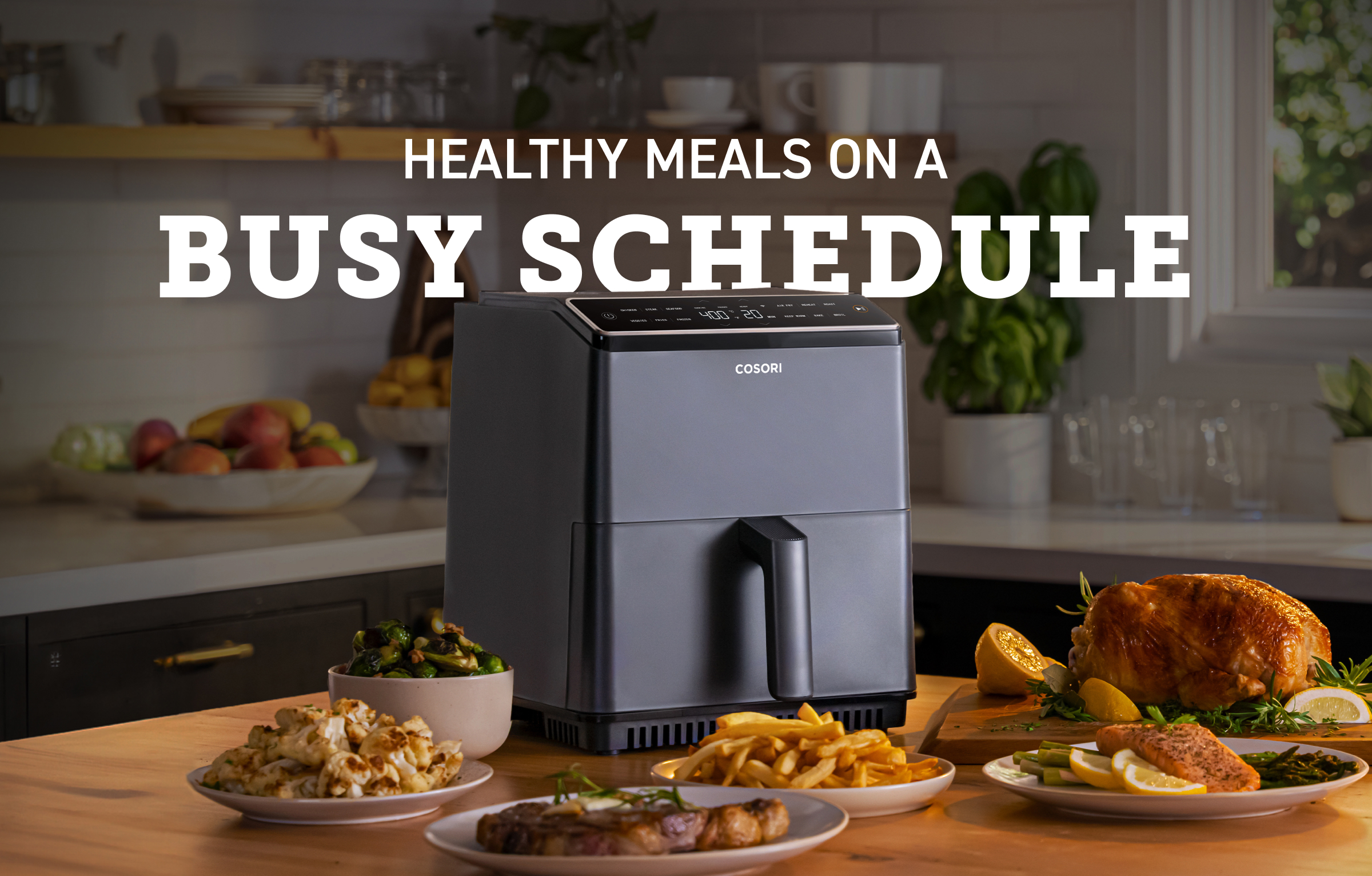 Healthy meals on a busy schedule