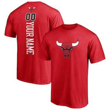  Fanatics Red  Playmaker Personalized Name & Number T-Shirt