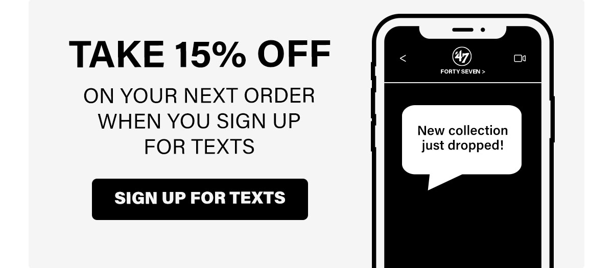 SIGN UP FOR TEXTS