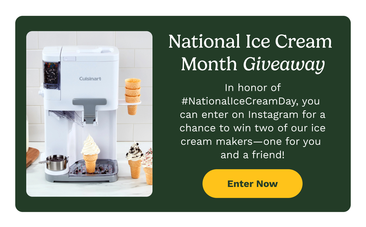 National Ice Cream Month Giveaway