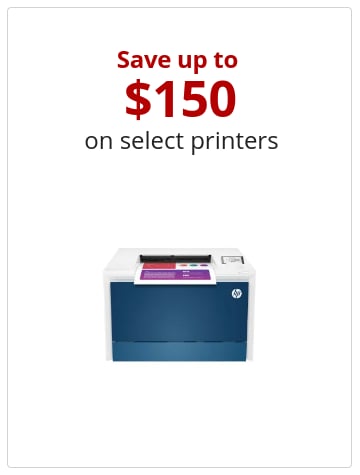 Save up to  $150 on select printers