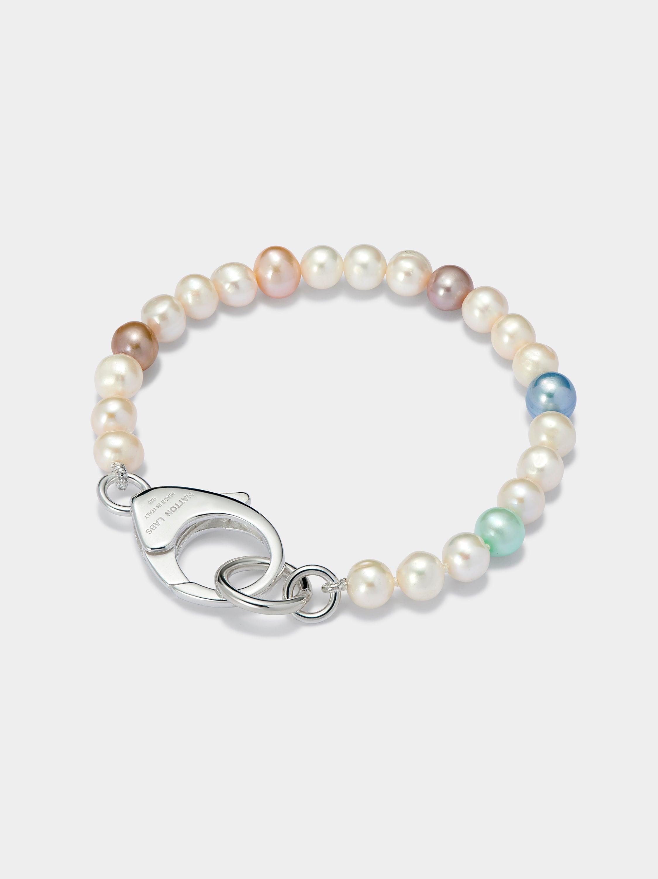 Image of Selfridges Exclusive Multicoloured Lobster Pearl Bracelet