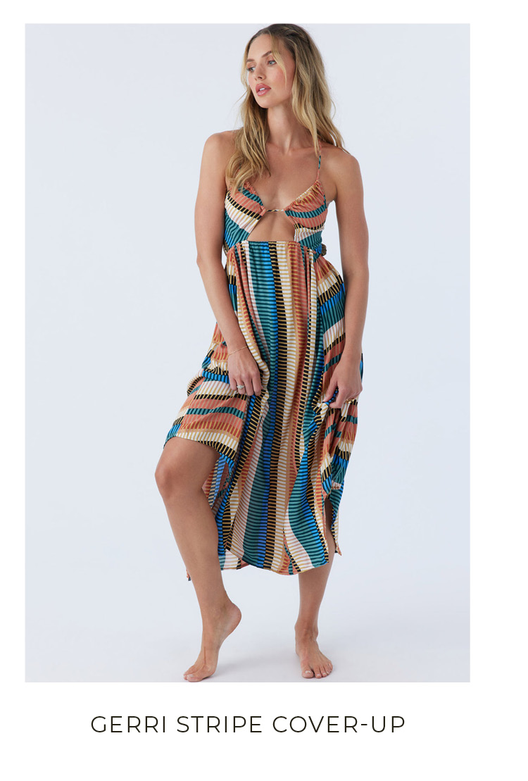 Gerri Stripe Cover-Up