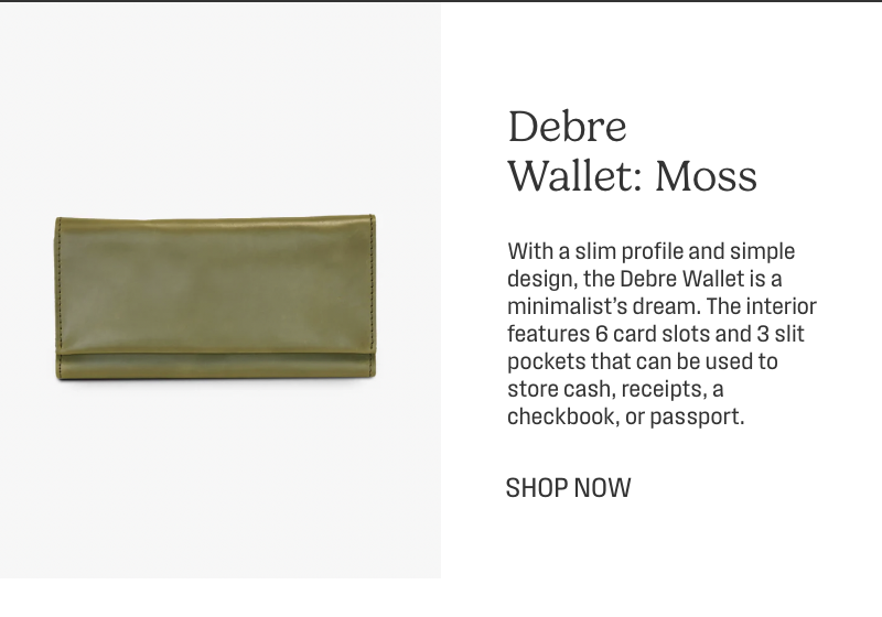 Shop the debre wallet