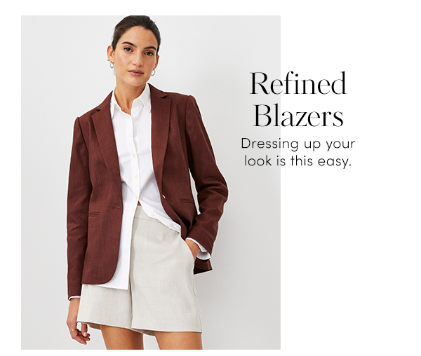 Refined blazers