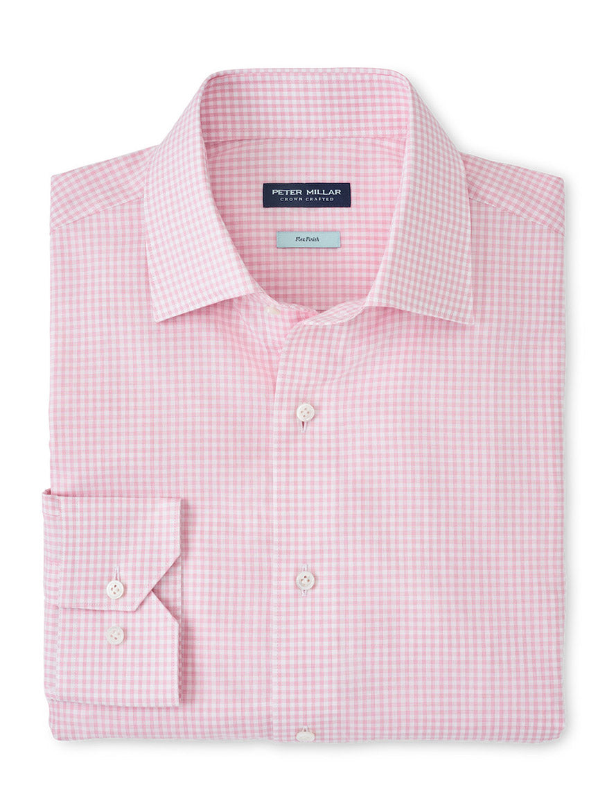 Image of Peter Millar Renato Cotton Sport Shirt in Spring Blossom