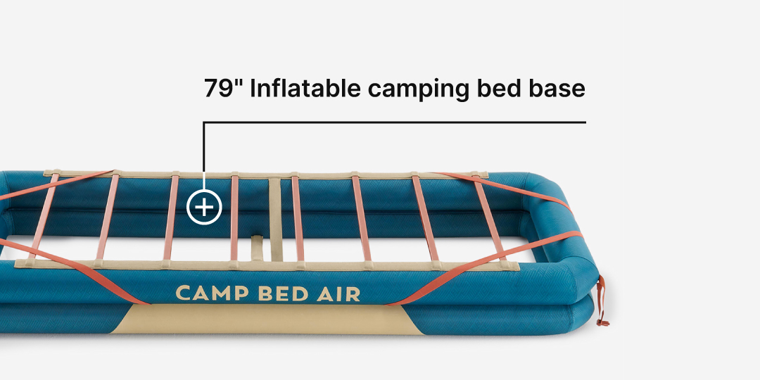 79" Inflatable camping bed base