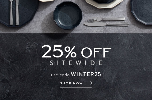 Last Day for 25% Off Sitewide with code WINTER25