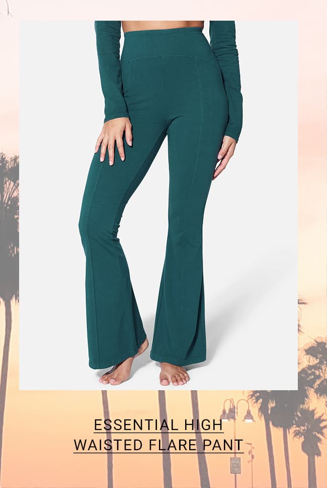 Essential High Waisted Flare Pant