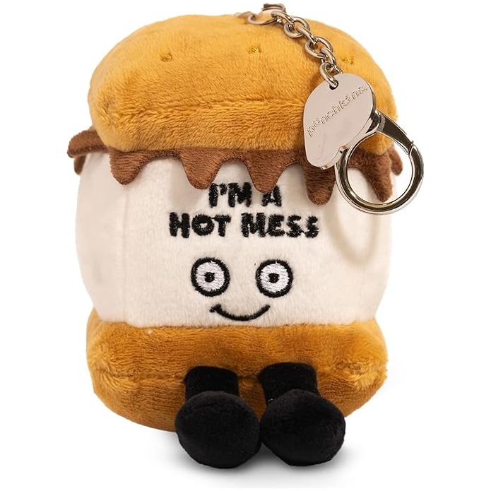 Punchkins Bites - I'm a Hot Mess S'More Plush Clip