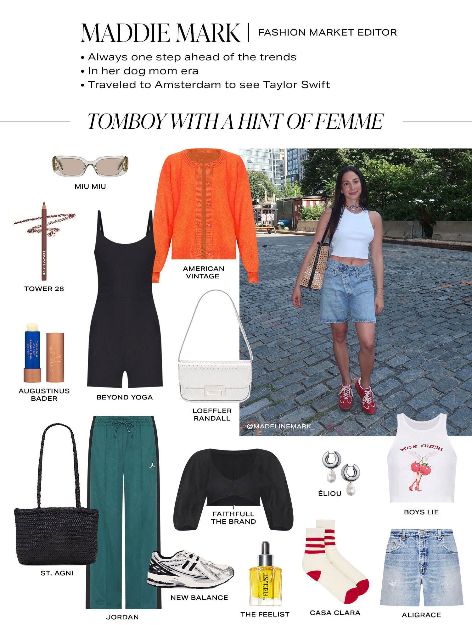 Maddie Mark, Fashion Market Editor. Low-Key Cool. Product assortment. Shop Now. 