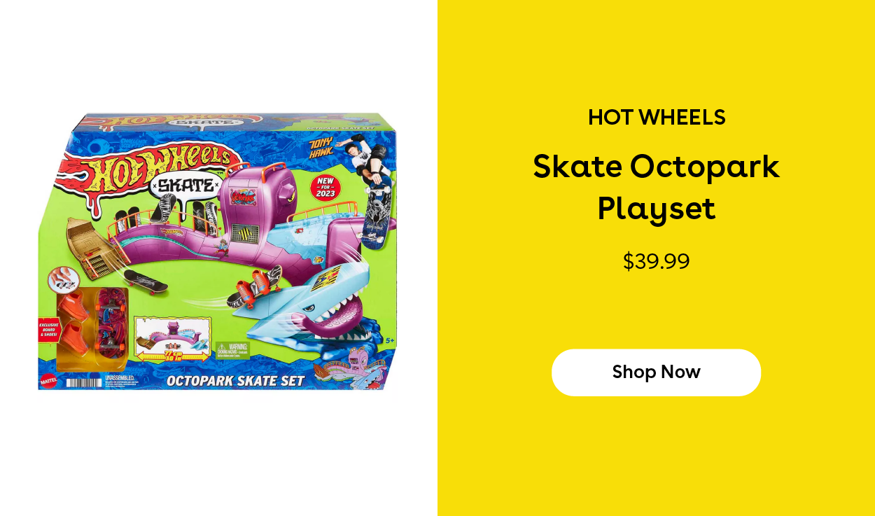 Hot Wheels Skate Octopark Playset $39.99 Shop Now