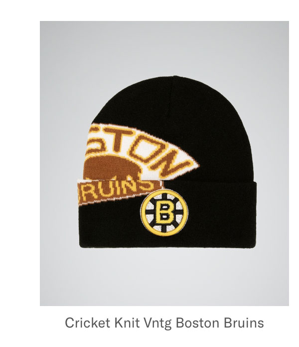 Cricket Knit Vntg Boston Bruins