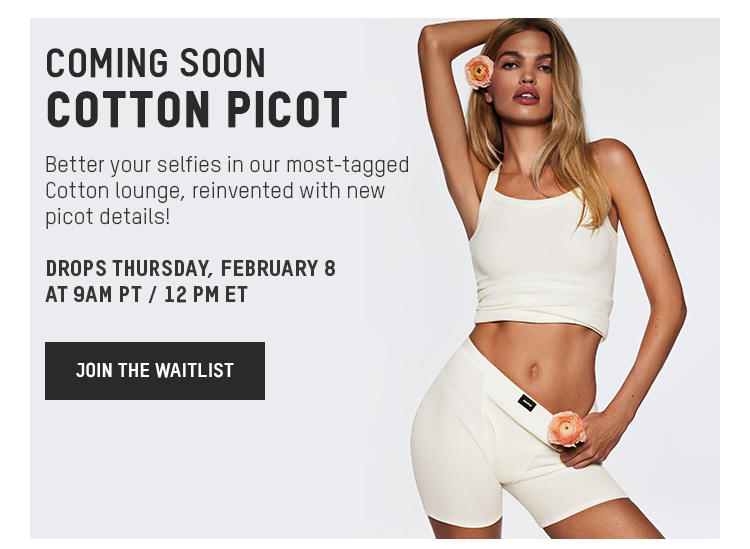 COMING SOON: COTTON PICOT