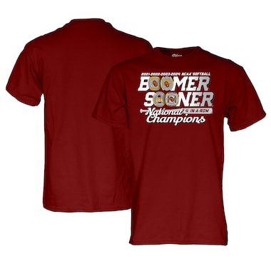  Blue 84 Crimson  Four-Peat NCAA Softball Womenâ€™s College World Series Champions T-Shirt