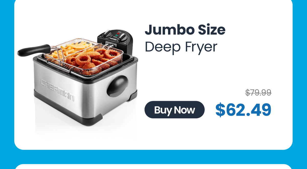 Chefman Jumbo Size Deep Fryer