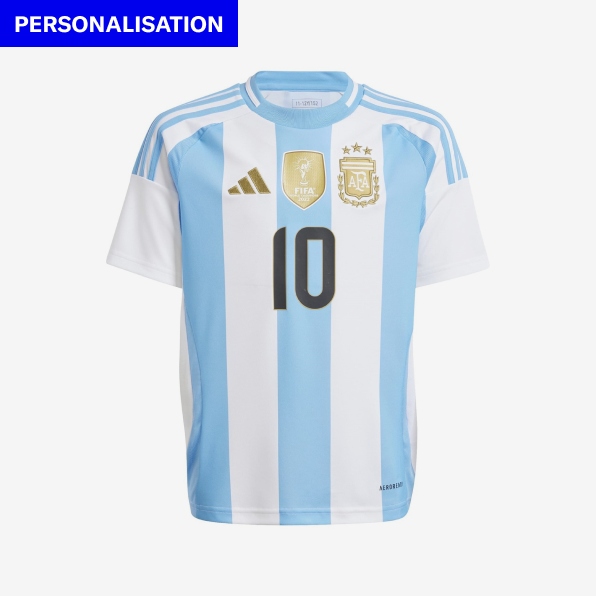 adidas Argentina Messi Home Shirt 2024 Juniors