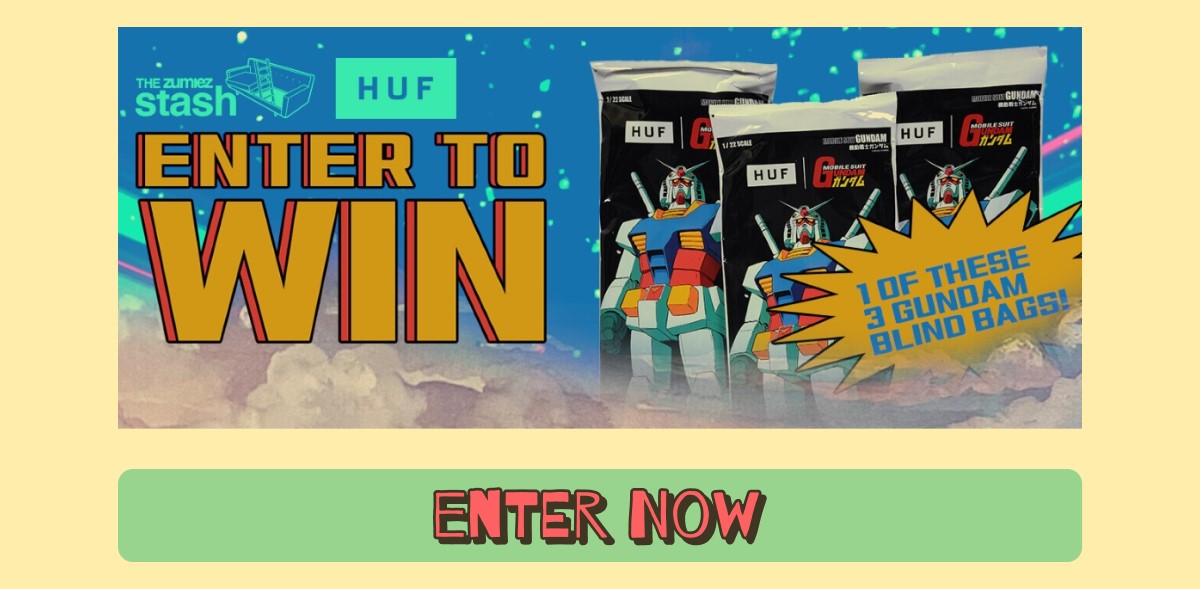 Enter To Win 1 Of 3 HUF X Gundam Blind Bag Deck! (3 WINNERS)