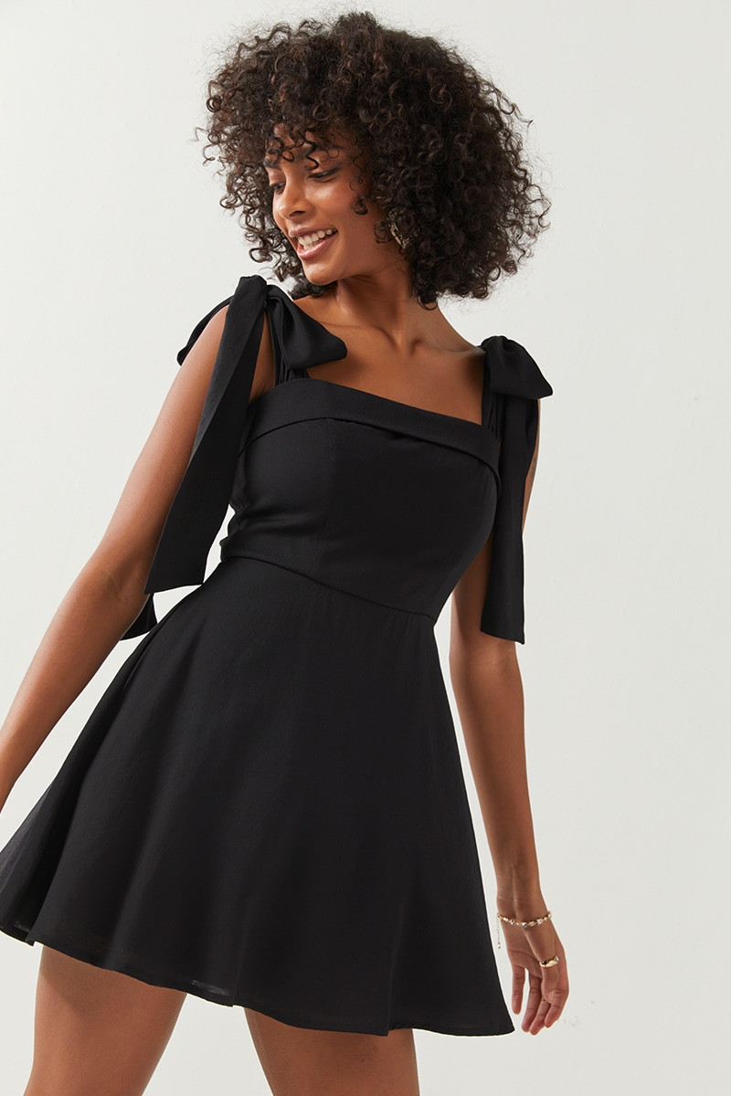 Image of Sherrie Shoulder Tie Dress