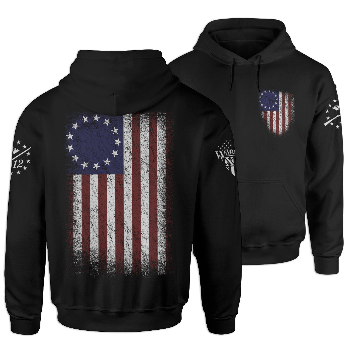 Image of Betsy Ross Flag Hoodie