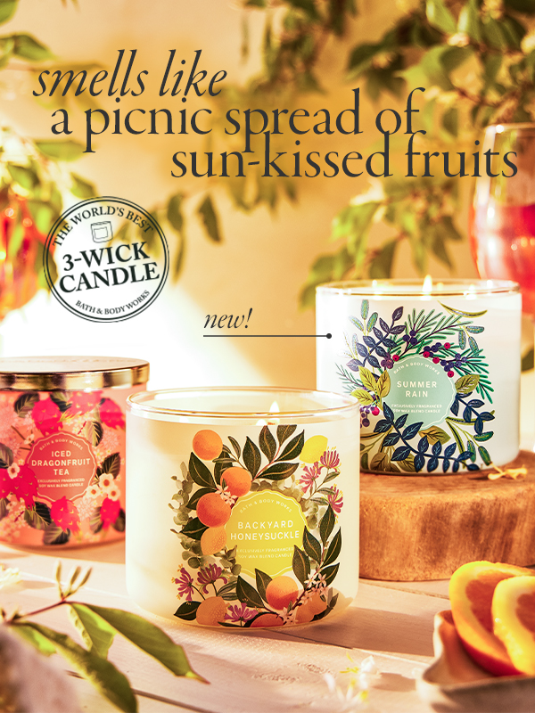 Smells like a picnic spread of sun-kissed fruits