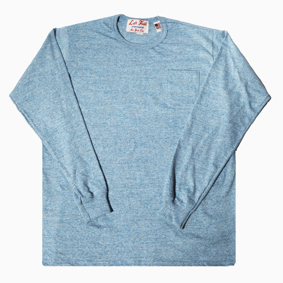 L/S Light Blue Chambray Pocket Tee