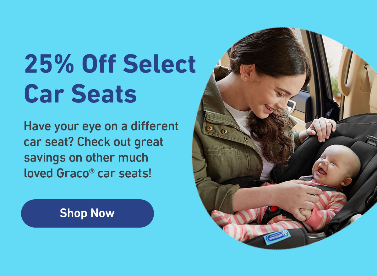 25% off select car seats