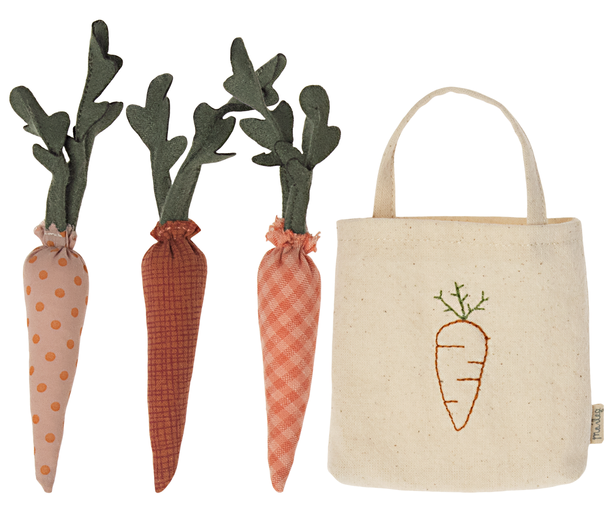 Image of Carrots in Shopping Bag