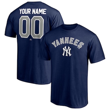  Fanatics Branded Navy  Personalized Team Winning Streak Name & Number T-Shirt