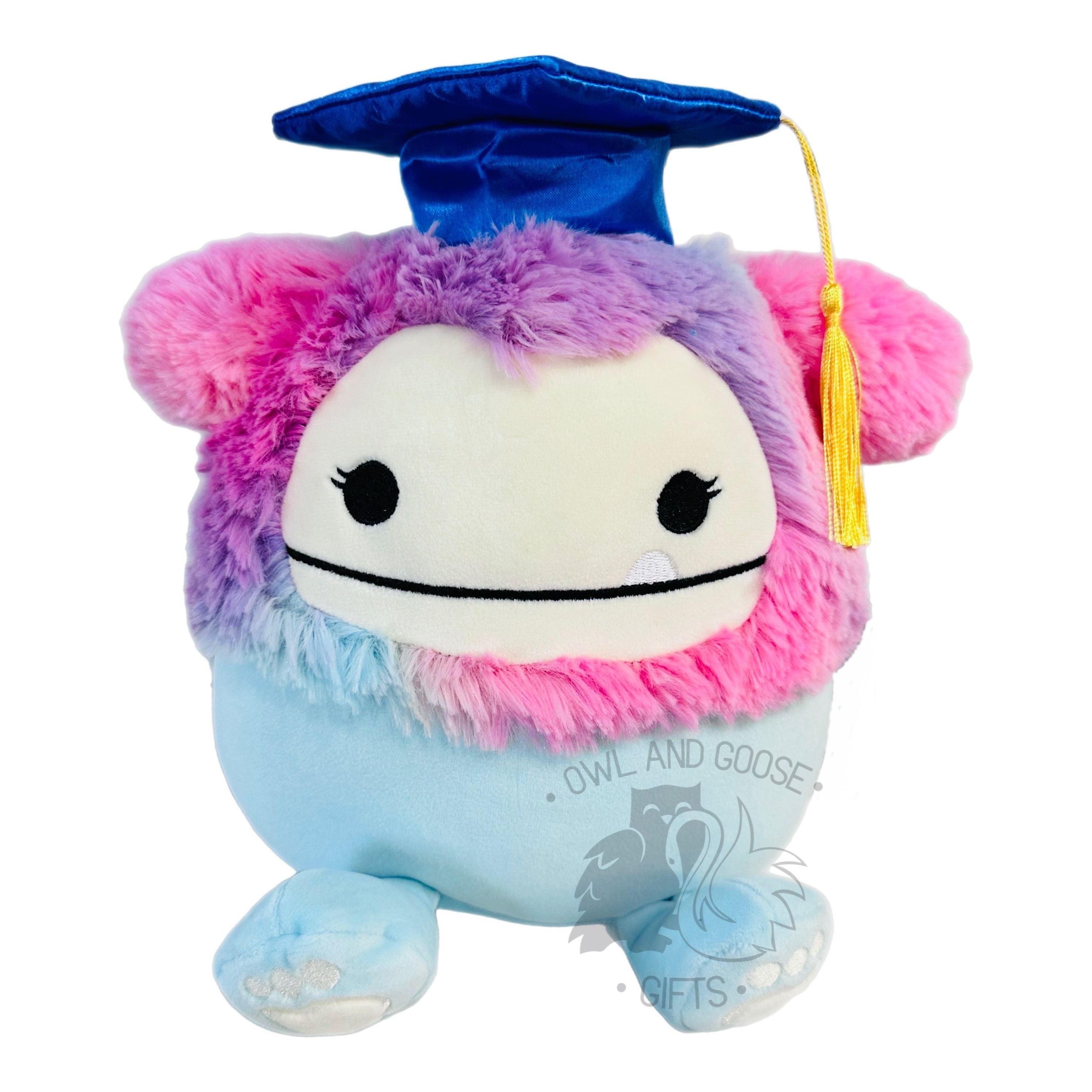 Squishmallow 8 Inch Zozo the Bigfoot Graduation Plush Toy