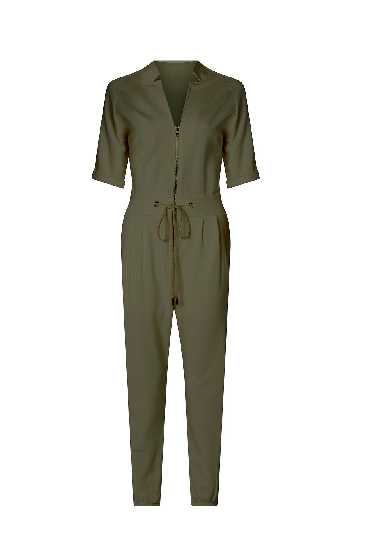 Image of The Caroline Jumpsuit In Olivine