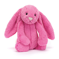 Bashful Hot Pink Bunny