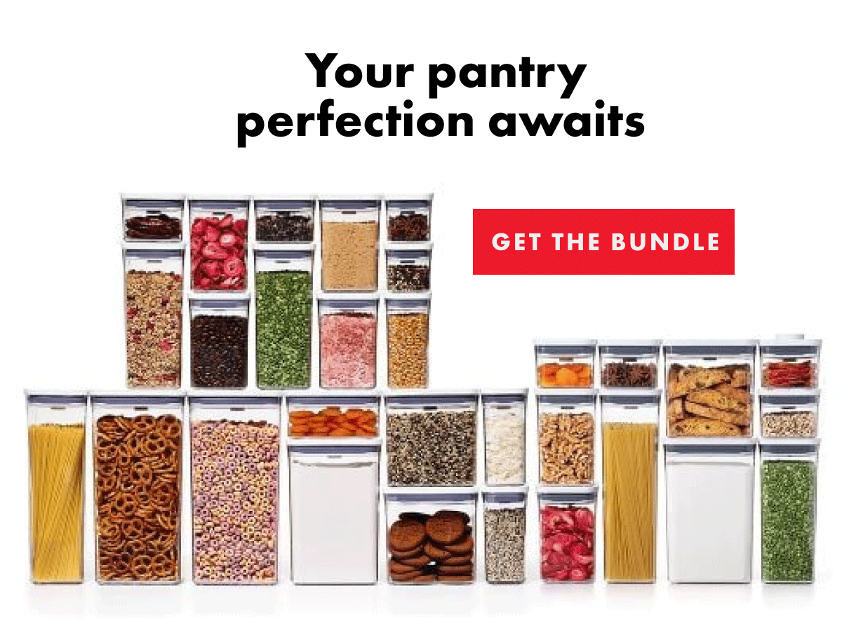 Your pantry perfection awaits | Get The Bundle