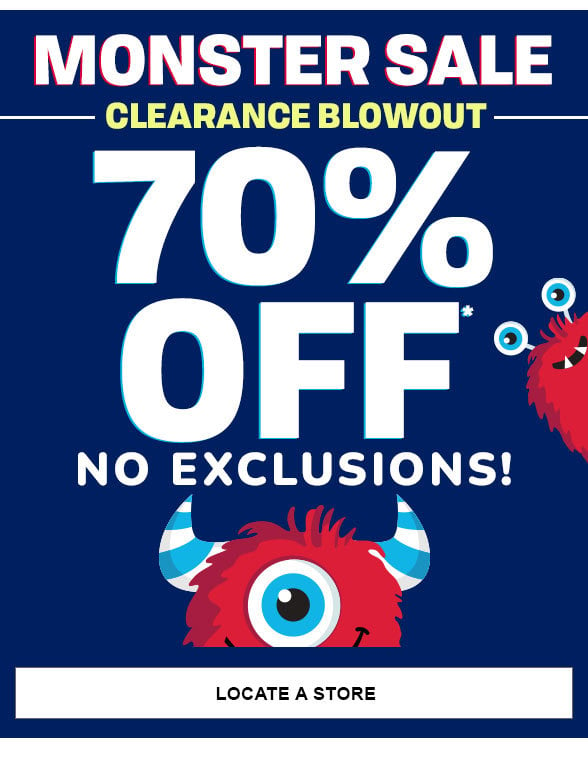 All Clearance 70% off