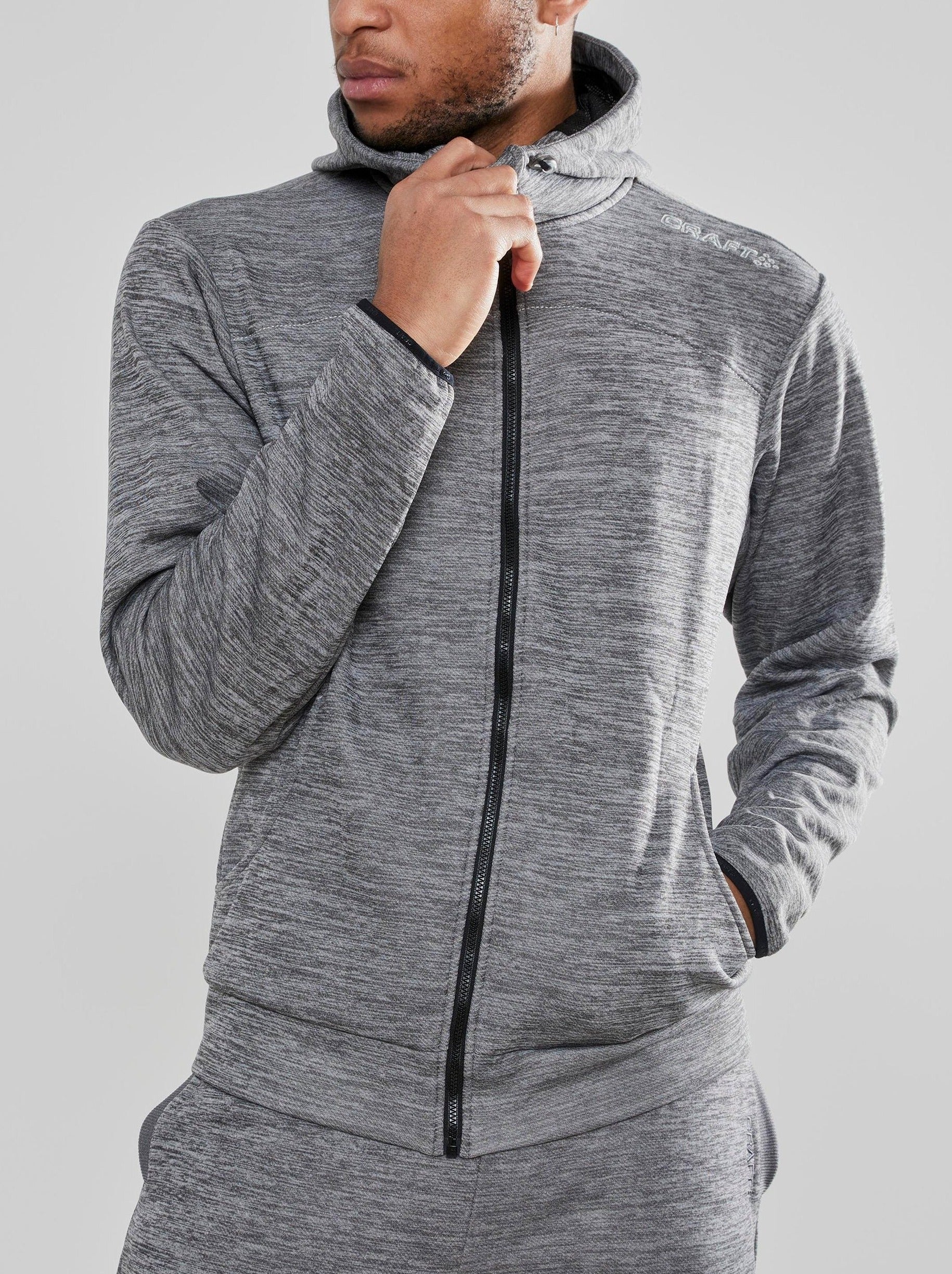 Image of MEN'S LEISURE FULL ZIP HOODIE