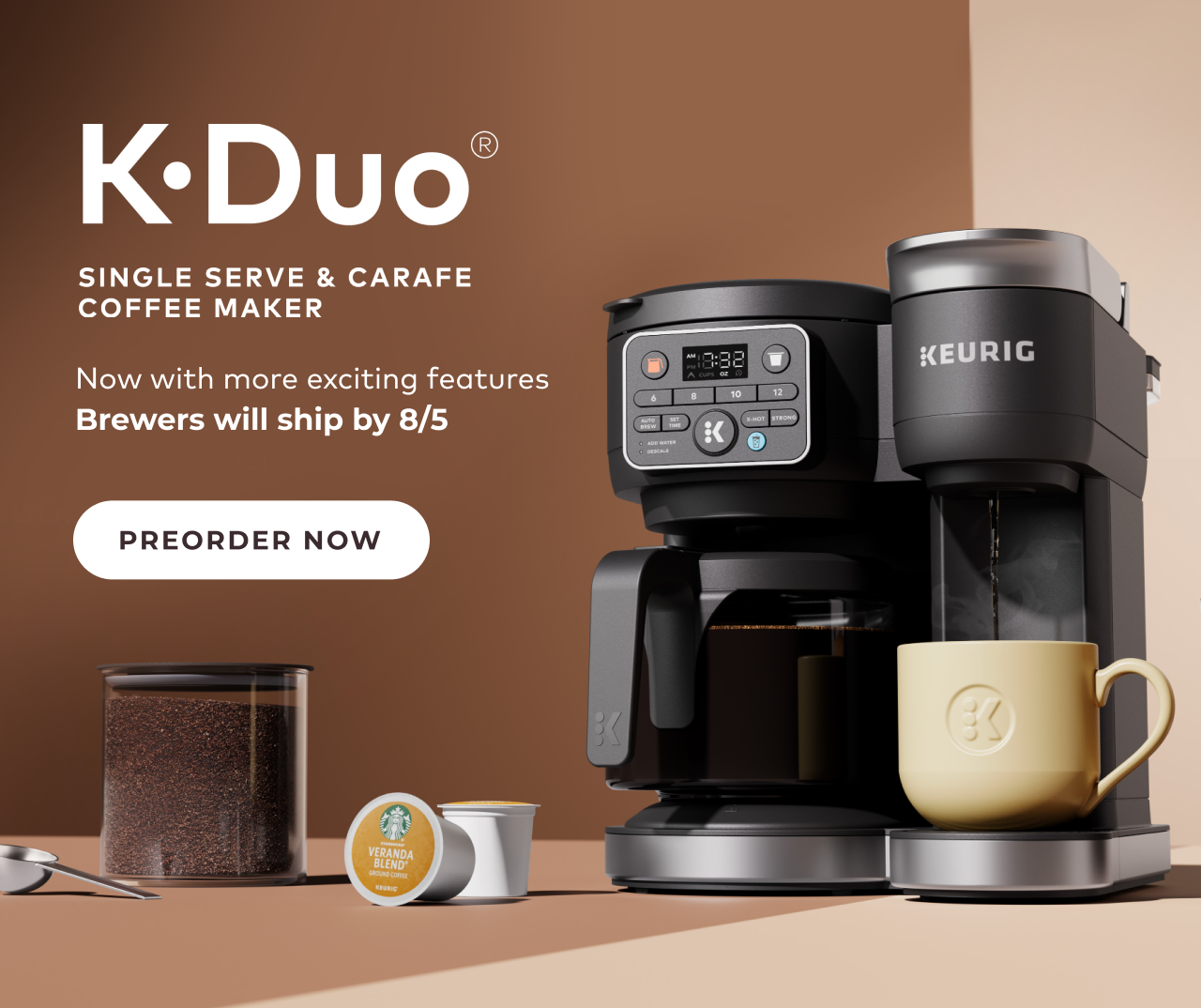 New! Exclusive K-Duo® preorder on Keurig.com