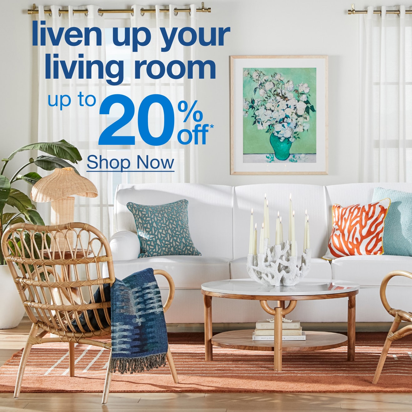 Up to 20% Off Living Room â€” Shop Now!