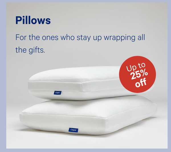 [Up to 25% off] >> Pillows >> 