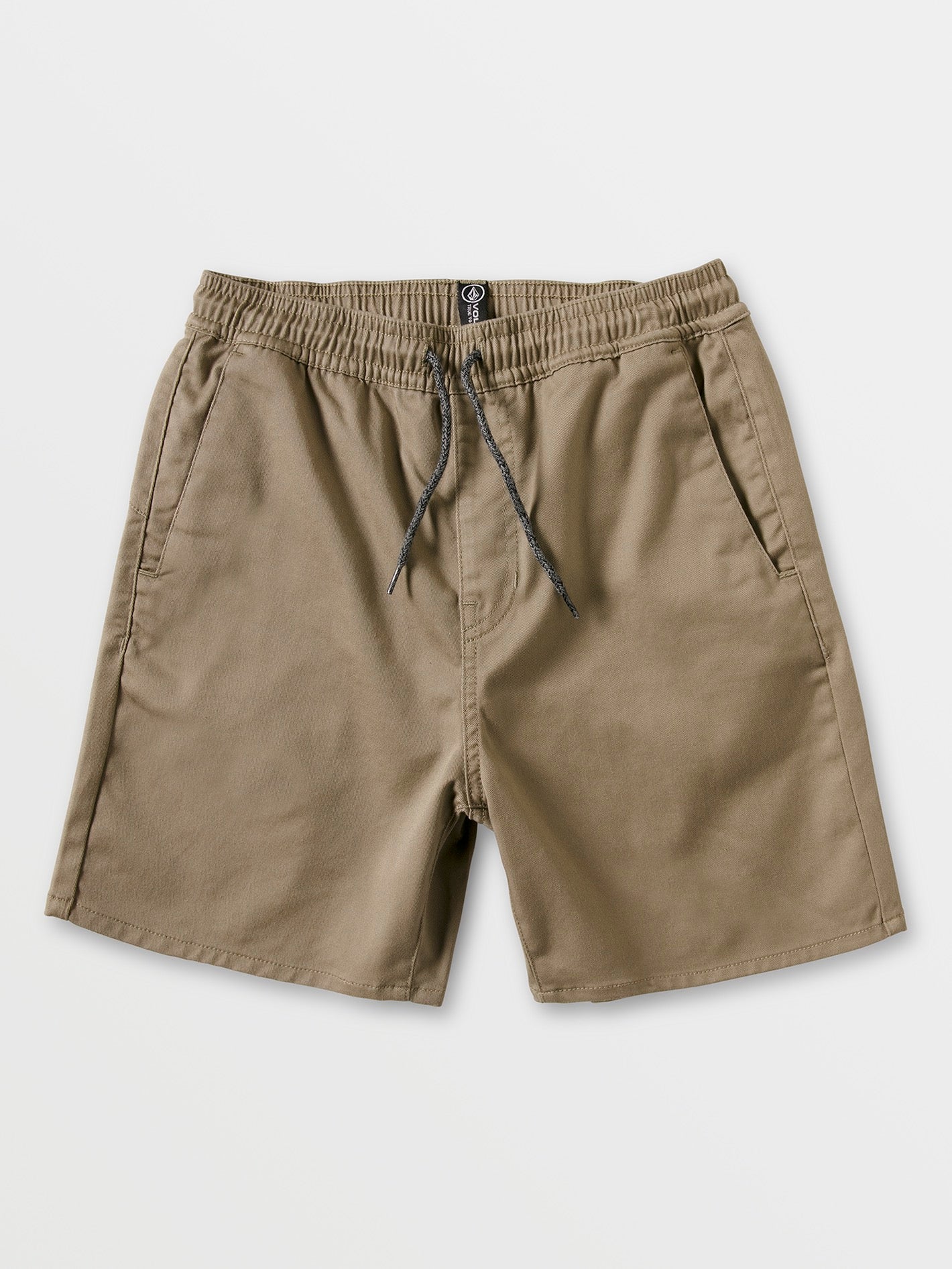 Image of Little Boys Frickin Elastic Waist Shorts - Khaki