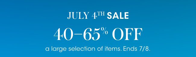 July 4th Sale!