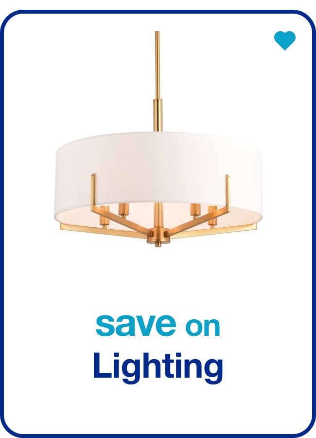 Save on Lighting â€” Shop Now!