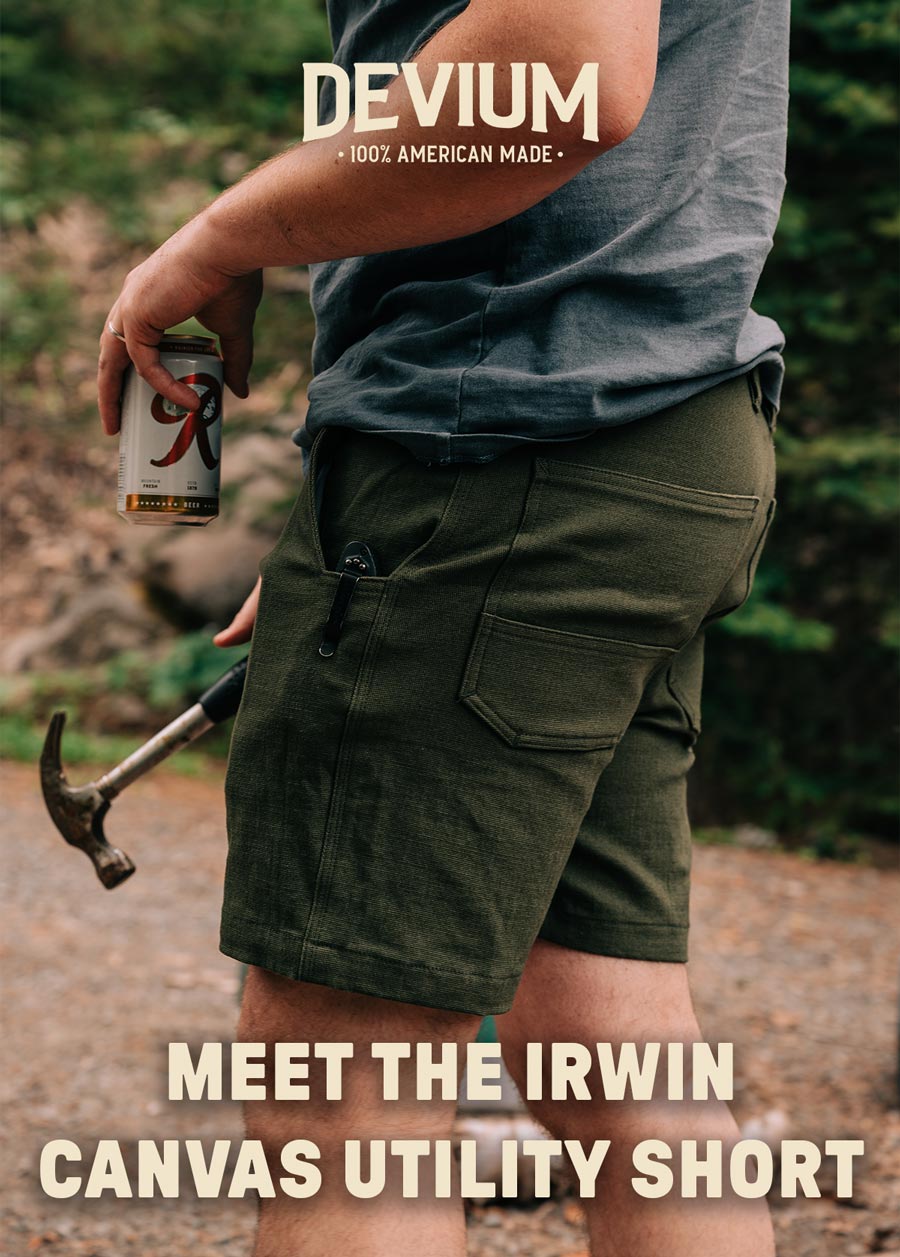 Meet the Irwin Canvas Utility Short