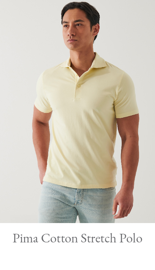 PIMA COTTON STRETCH POLO