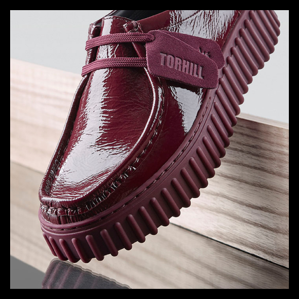 Torhill Bee Burgundy Patent