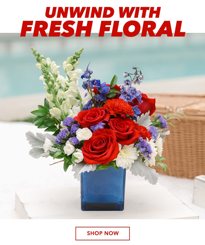 Unwind with fresh floral